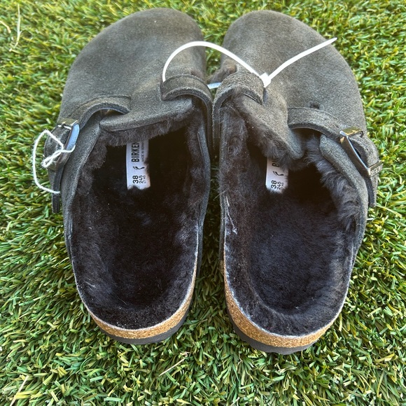 Women’s Birkenstock Boston Shearling Lined Clog 7 - Picture 4 of 7